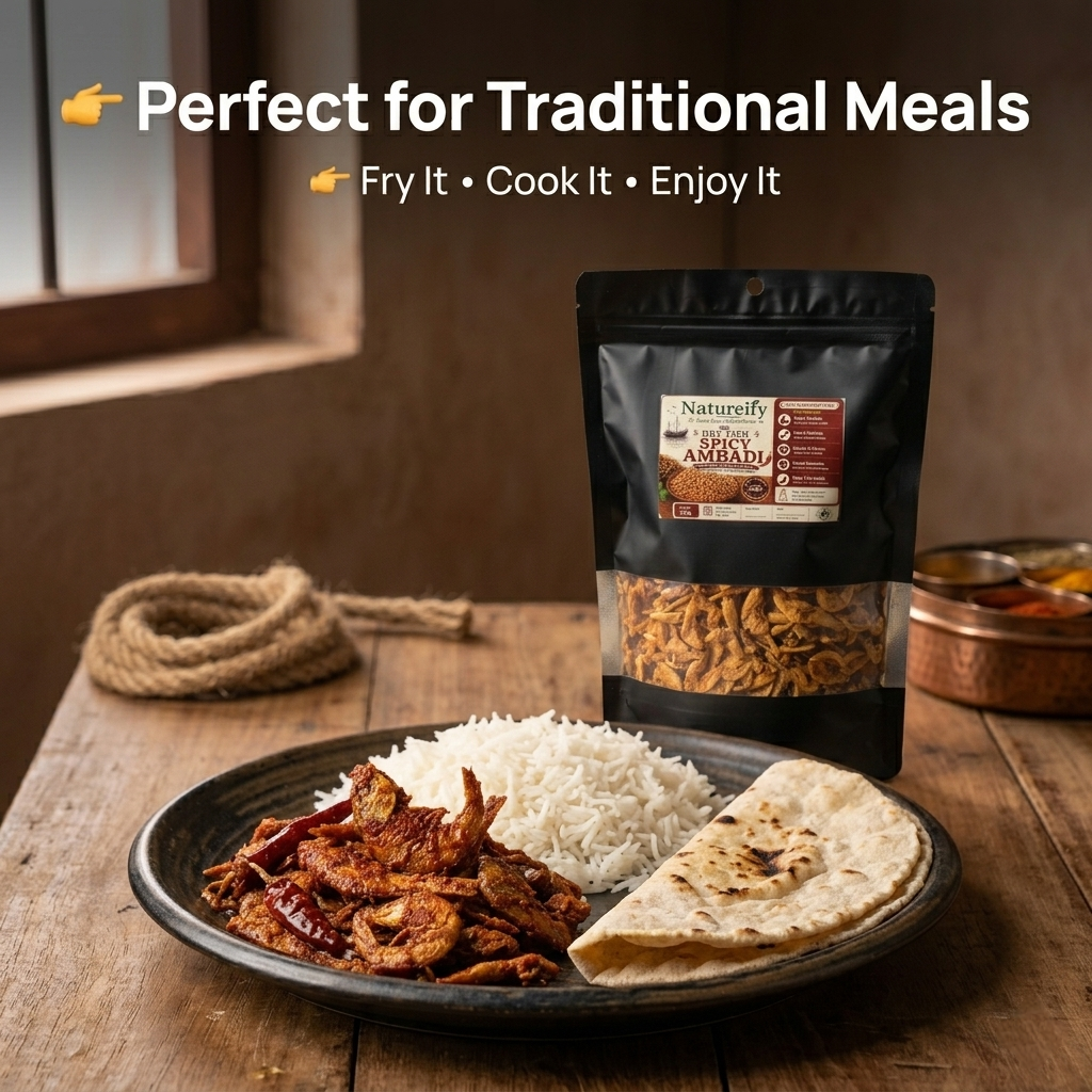 Spicy Ambadi Dry Fish