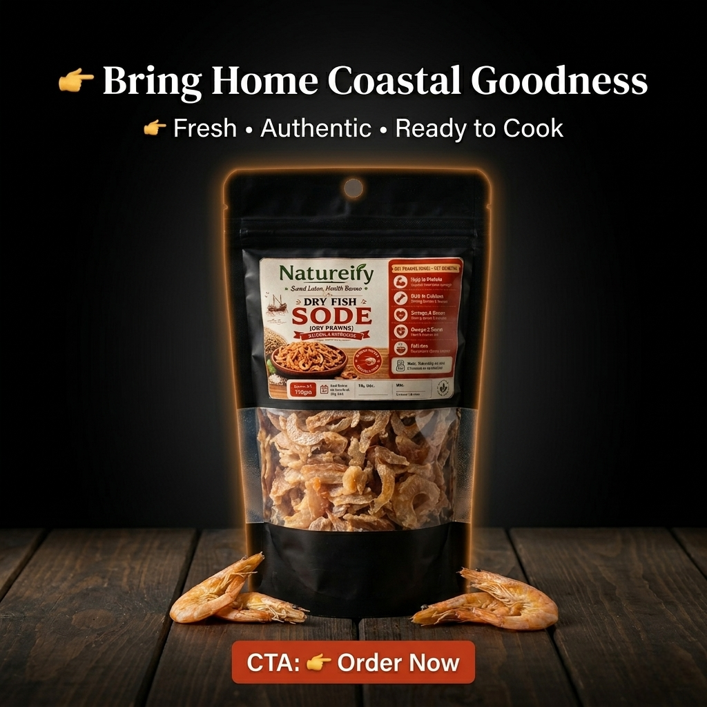 Sode (Dry Prawns) Dry Fish