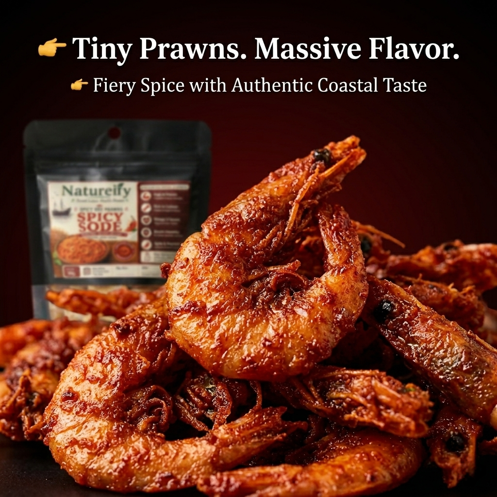 Spicy Sode (Dry Prawns) Dry Fish