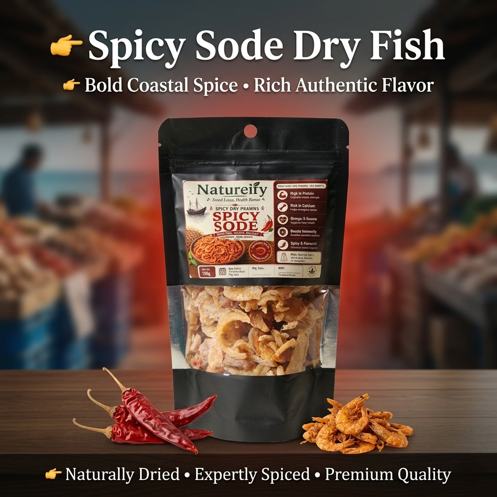 Spicy Sode (Dry Prawns) Dry Fish