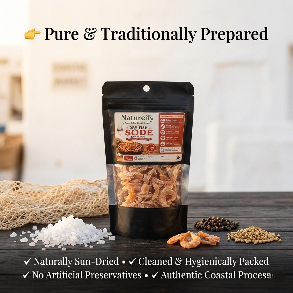 Sode (Dry Prawns) Dry Fish